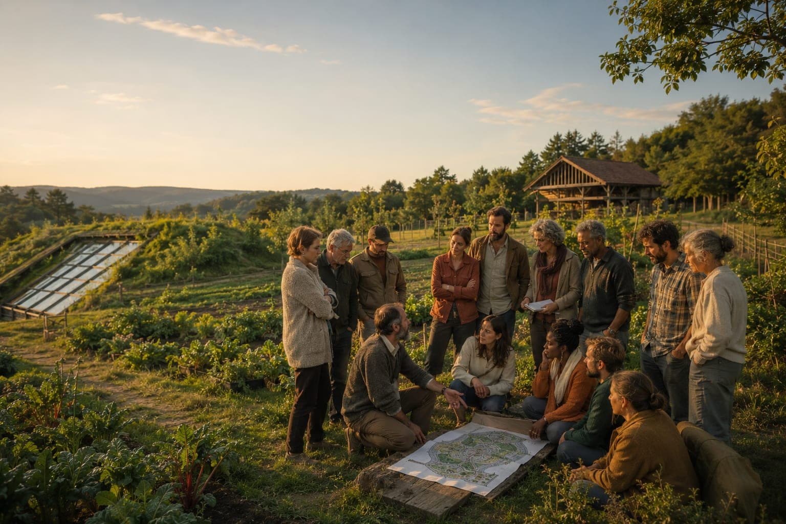 Cercle d'associations partenaires reunies autour du projet de village resilient