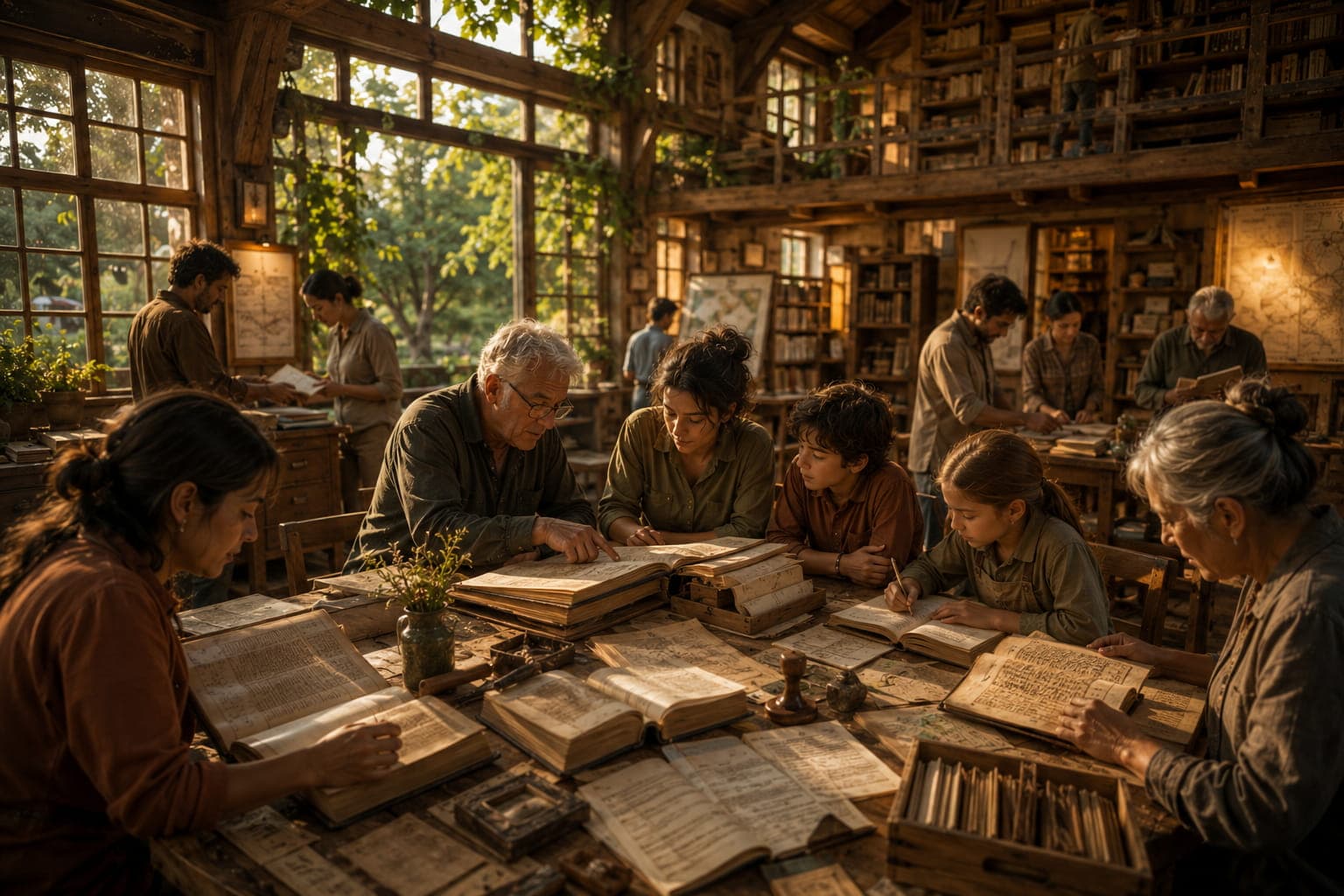 Livre et patrimoine écrit : archives, transmission des savoirs et mémoire vivante du village