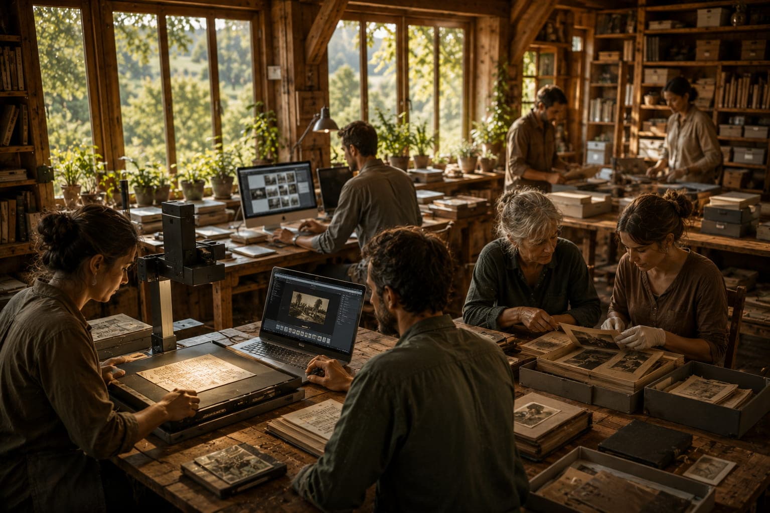 Numérique et archives : conservation sobre des savoirs, documentation et transmission au village
