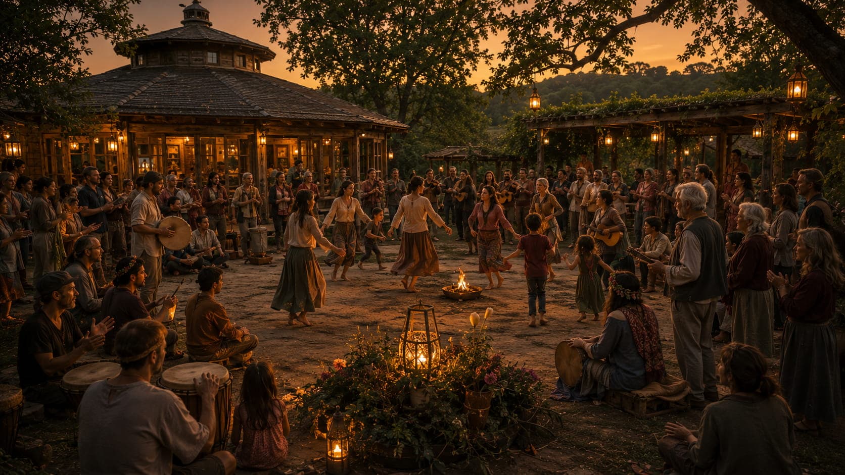 Rituels et culture commune au village : célébrations, transmission et cohésion collective