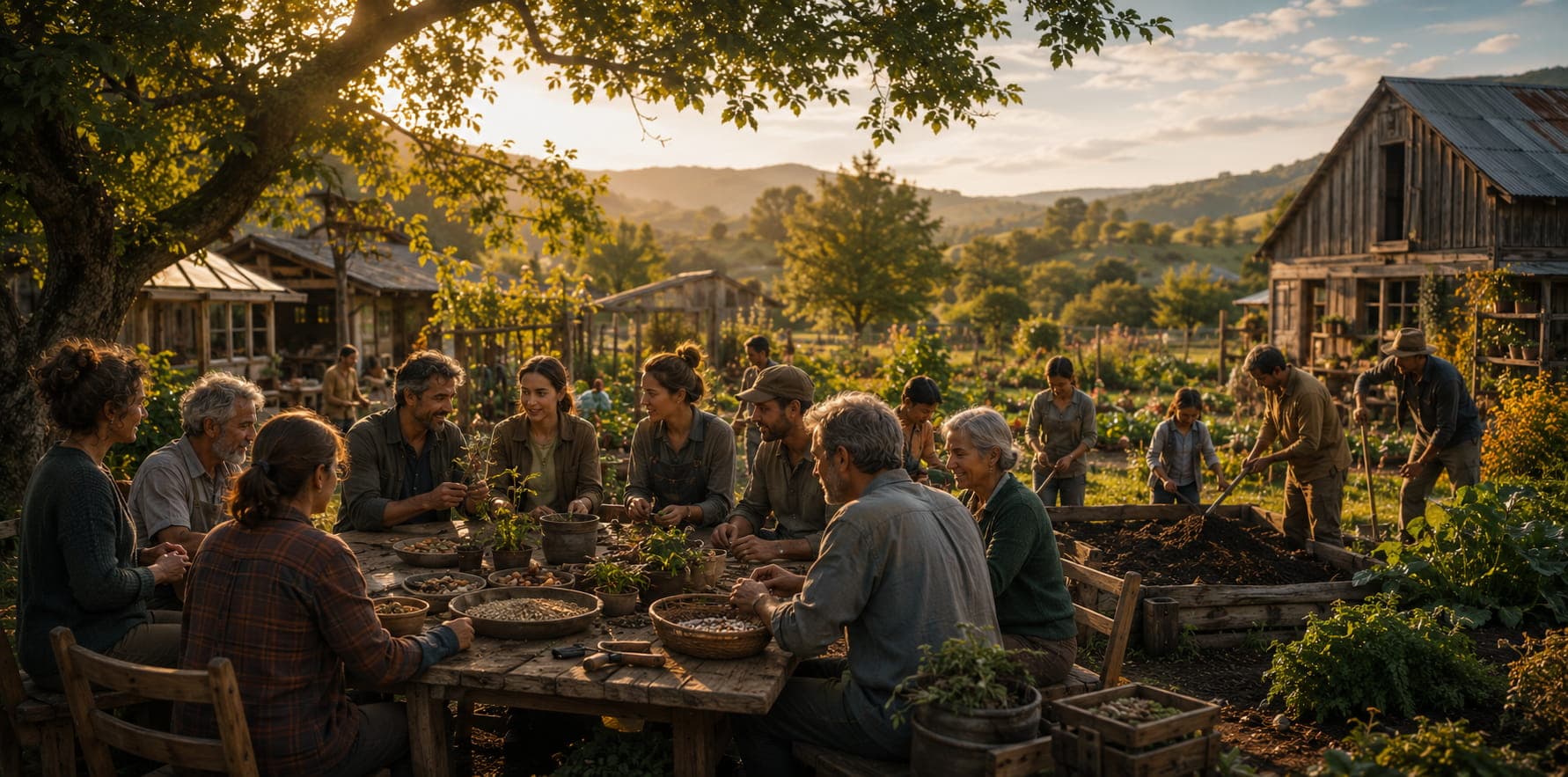 Transmission des savoirs paysans au village : semences, gestes agricoles et entraide